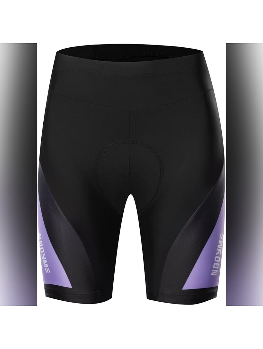 NWT NOOYME Women’s Black Purple 3D Padded Cycling Bike Shorts, Small
